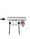 Kup Satechi Apple Hub Adapter Pro mit dualem USB-C auf MacBook 2x USB-A, 4K HDMI, micro/SD Kartenleser (silber) - STH77 - {ean13} - Sklep Home Screen