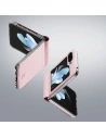 Kup Etui Samsung Galaxy Z Flip 5 5G kožené s klopnou peněženkový obal na zadní stranu Dux Ducis Bril růžové - DDS1798 - {ean13} - Sklep Home Screen