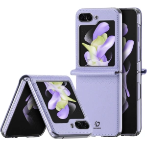 Kup Samsung Caz Galaxy Z Flip 5 5G piele cu clapeta portofel spate capac Dux Ducis Bril violet - DDS1799 - {ean13} - Sklep Home Screen
