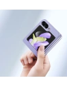 Kup Etui Samsung Galaxy Z Flip 5 5G kožené s klopou peněženka pouzdro na zadní stranu Dux Ducis Bril fialové - DDS1799 - {ean13} - Sklep Home Screen