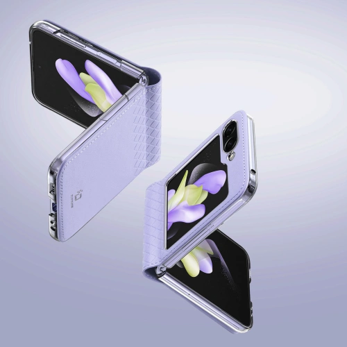 Kup Etui Samsung Galaxy Z Flip 5 5G kožené s klopou peněženka pouzdro na zadní stranu Dux Ducis Bril fialové - DDS1799 - {ean13} - Sklep Home Screen