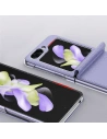 Kup Etui Samsung Galaxy Z Flip 5 5G kožené s klopou peněženka pouzdro na zadní stranu Dux Ducis Bril fialové - DDS1799 - {ean13} - Sklep Home Screen