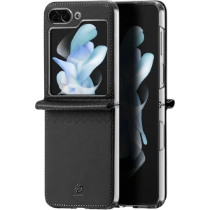 Kup Etui Samsung Galaxy Z Flip 5 5G kožené s klopou peněženka pouzdro na zadní stranu Dux Ducis Bril černé - DDS1800 - {ean13} - Sklep Home Screen