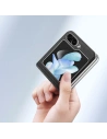 Kup Etui Samsung Galaxy Z Flip 5 5G skórzane z klapką portfel pokrowiec na tył Dux Ducis Bril czarne - DDS1800 - {ean13} - Sklep Home Screen