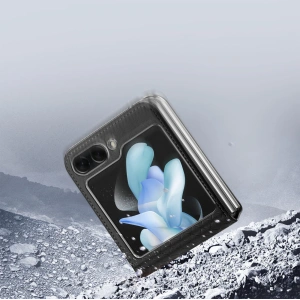 Kup Etui Samsung Galaxy Z Flip 5 5G kožené s klopou peněženka pouzdro na zadní stranu Dux Ducis Bril černé - DDS1800 - {ean13} - Sklep Home Screen