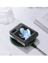 Kup Samsung Carcasă Galaxy Z Flip 5 5G piele cu clapetă portofel spate capac Dux Ducis Bril negru - DDS1800 - {ean13} - Sklep Home Screen