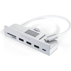 Kup Satechi Apple Apple Hub USB-C Klemme für iMac M1 2021 24 / iMac M1 27 2022 USB-C, 3x USB-A, micro/SD Kartenleser - STH84 - {ean13} - Sklep Home Screen