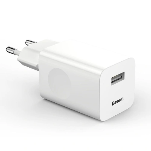 Kup Încărcătorul de rețea Baseus Charging Quick Charger USB 3.0 - alb - BSU162WHT - {ean13} - Sklep Home Screen