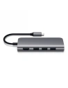 Satechi Adapter TYPE-C Multi-Port 4K Ethernet Adapter für mobile Geräte USB-C 60W, 3xUSB-A, 4K HDMI