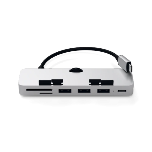 Kup Satechi Apple Hub Aluminium Typ-C Klemme Pro für iMac 2017/2019/2020 USB-C, 3x USB-A, micro/SD Kartenleser - STH86 - {ean13} - Sklep Home Screen
