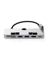 Satechi Apple Hub Aluminium Typ-C Klemme Pro für iMac 2017/2019/2020 USB-C, 3x USB-A, micro/SD Kartenleser