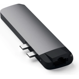 Kup Satechi Hub Typ-C Pro mit dualem USB-C für MacBook USB-C, PD, 87W, 2x USB-A, HDMI 4K, micro/SD-Kartenleser - STH87 - {ean13} - Sklep Home Screen