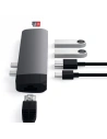 Kup Satechi Hub Typ-C Pro mit dualem USB-C für MacBook USB-C, PD, 87W, 2x USB-A, HDMI 4K, micro/SD-Kartenleser - STH87 - {ean13} - Sklep Home Screen