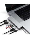 Kup Hub Satechi Pro Max dupla USB-C-vel a MacBookhoz 2x USB-C, USB-A, 4K HDMI, micro/SD kártyaolvasó, Ethernet - STH88 - {ean13} - Sklep Home Screen