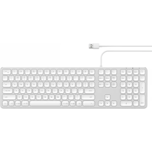 Kup Klawiatura Satechi Aluminum Wired Keyboard z układem numerycznym USB-A (srebrny) - STH89 - {ean13} - Sklep Home Screen
