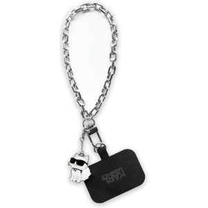 Karl Lagerfeld Gürtel KLUCHCSKPK Universal Handschlaufe Choupette silber