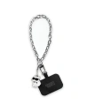 Pasek Karl Lagerfeld KLUCHCSKPK Universal Hand Strap Choupette srebrny