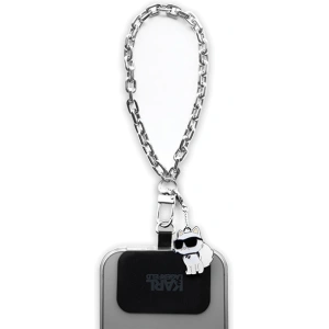 Kup Pasek Karl Lagerfeld KLUCHCSKPK Universal Hand Strap Choupette srebrny - KLD1614 - {ean13} - Sklep Home Screen