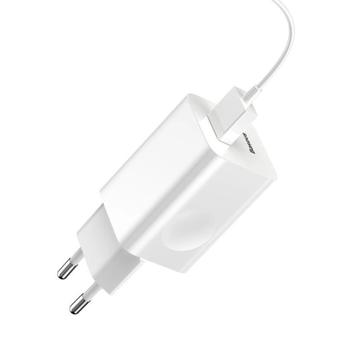 Kup Încărcătorul de rețea Baseus Charging Quick Charger USB 3.0 - alb - BSU162WHT - {ean13} - Sklep Home Screen