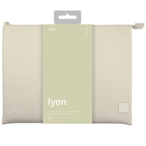 Kup UNIQ Lyon Laptop-Hülle 14 Zoll Wasserdicht RPET beige - UNIQ915 - {ean13} - Sklep Home Screen