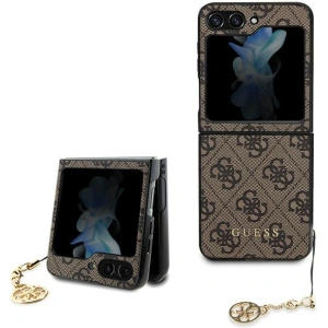 Kup Guess Samsung Carcasă GUHCZF5GF4GBR Galaxy Z Flip 5 hardcase 4G Charms Collection maro - GUE2704 - {ean13} - Sklep Home Screen