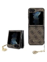 Etui Guess GUHCZF5GF4GBR Samsung Galaxy Z Flip 5 hardcase 4G Charms Collection brązowy