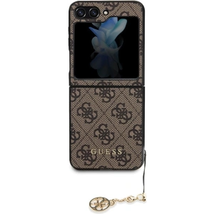 Kup Guess Samsung Carcasă GUHCZF5GF4GBR Galaxy Z Flip 5 hardcase 4G Charms Collection maro - GUE2704 - {ean13} - Sklep Home Screen