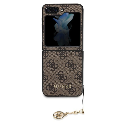 Kup Etui Guess GUHCZF5GF4GBR Samsung Galaxy Z Flip 5 hardcase 4G Charms Collection brązowy - GUE2704 - {ean13} - Sklep Home Screen