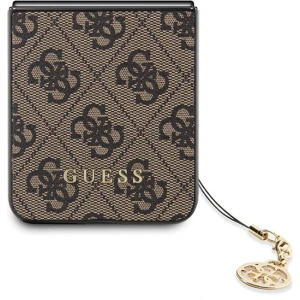 Buy Guess GUHCZF5GF4GBR Samsung Galaxy Z Flip 5 hardcase 4G Charms Collection brown - GUE2704 - {ean13} - Home Screen Store Europe