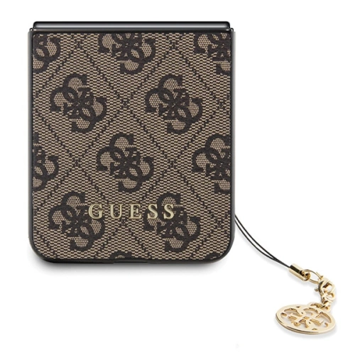 Buy Guess GUHCZF5GF4GBR Samsung Galaxy Z Flip 5 hardcase 4G Charms Collection brown - GUE2704 - {ean13} - Home Screen Store Europe