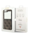 Kup Etui Guess GUHCZF5GF4GBR Samsung Galaxy Z Flip 5 kemény tok 4G Charms Collection barna - GUE2704 - {ean13} - Sklep Home Screen