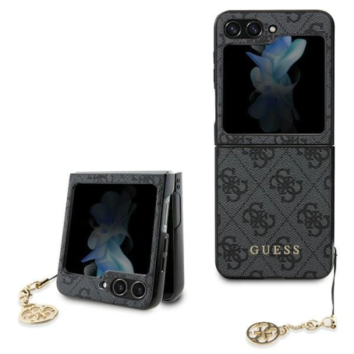 Kup Etui Guess GUHCZF5GF4GGR Samsung Galaxy Z Flip 5 hardcase 4G Charms Collection šedá - GUE2705 - {ean13} - Sklep Home Screen