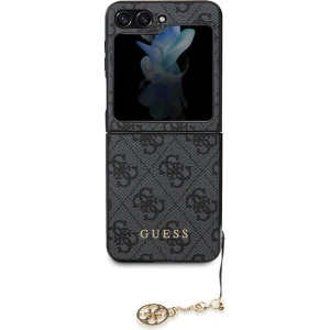 Kup Etui Guess GUHCZF5GF4GGR Samsung Galaxy Z Flip 5 hardcase 4G Charms Collection šedá - GUE2705 - {ean13} - Sklep Home Screen