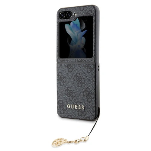 Kup Etui Guess GUHCZF5GF4GGR Samsung Galaxy Z Flip 5 hardcase 4G Charms Collection šedá - GUE2705 - {ean13} - Sklep Home Screen