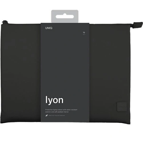 Kup Etui UNIQ Lyon pro laptop 16 palců Voděodolné RPET černé - UNIQ920 - {ean13} - Sklep Home Screen