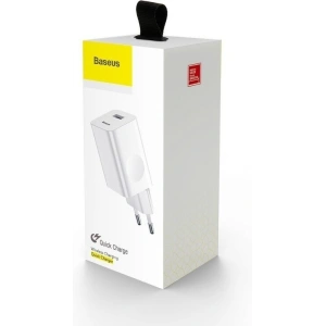 Buy Baseus Quick Charge 3.0 Travel Wall Charger - BSU162WHT - {ean13} - Home Screen Store Europe