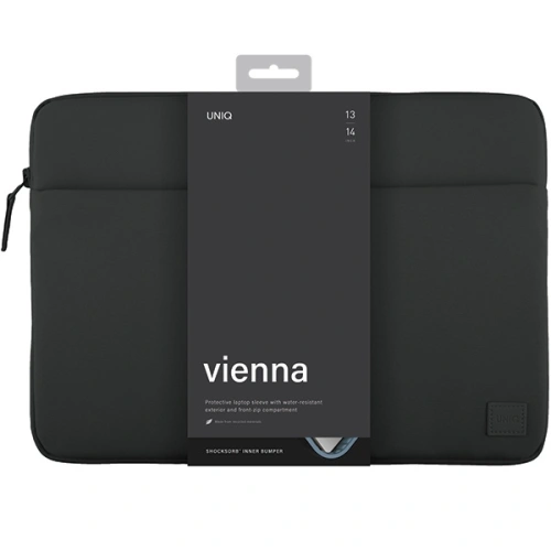 Kup UNIQ Vienna Laptop-Tasche 14 Zoll Waterproof RPET schwarz/midnight black - UNIQ925 - {ean13} - Sklep Home Screen