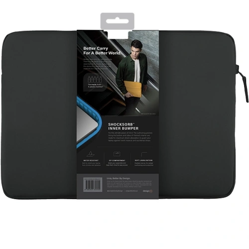 Kup UNIQ Vienna Laptop-Tasche 14 Zoll Waterproof RPET schwarz/midnight black - UNIQ925 - {ean13} - Sklep Home Screen