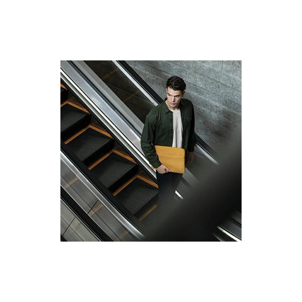 Etui UNIQ Vienna laptop Sleeve 14 cali Waterproof RPET czarny/midnight black