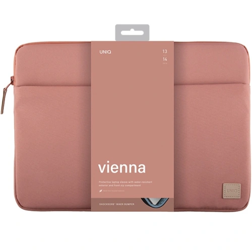 Kup UNIQ Vienna laptop táska 14 hüvelykes vízálló RPET rózsaszín/őszibarack rózsaszín - UNIQ927 - {ean13} - Sklep Home Screen