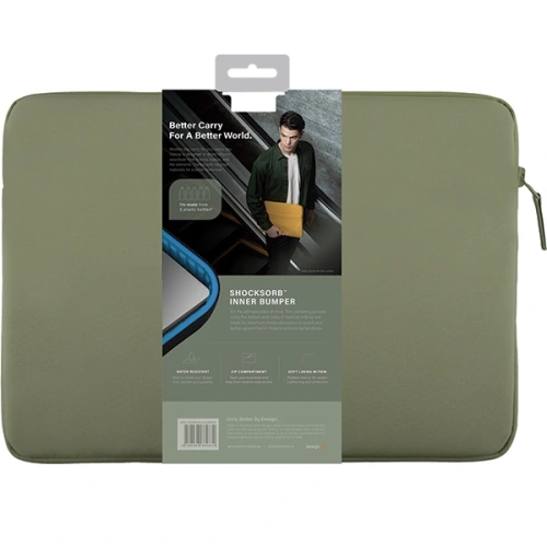Kup UNIQ Vienna laptop Sleeve 14 Zoll Wasserdicht RPET grün/laurel grün - UNIQ928 - {ean13} - Sklep Home Screen