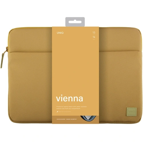 Kup Etui UNIQ Vienna na laptop 14 palců Voděodolné RPET žluté/canary yellow - UNIQ929 - {ean13} - Sklep Home Screen