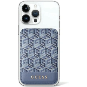 Kup Kapsa na karty Guess Peněženka Slot na karty GUWMSHGCFSEB MagSafe GCube pruh modrý/blue - GUE2707 - {ean13} - Sklep Home Screen