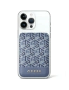 Guess Wallet Card Slot GUWMSHGCFSEB MagSafe GCube stripe blue