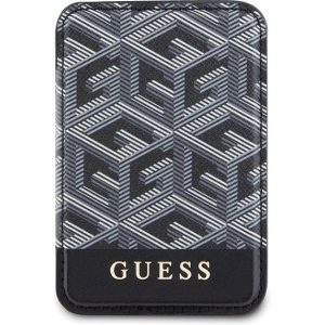 Buy Guess Wallet Card Slot GUWMSHGCFSEK MagSafe GCube stripe black - GUE2708 - {ean13} - Home Screen Store Europe