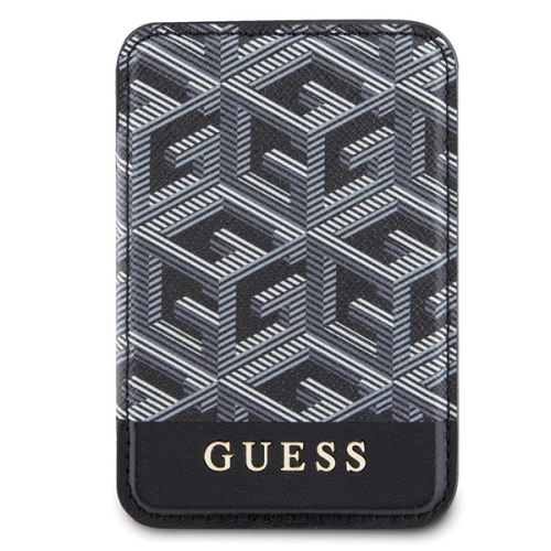 Kup Guess Kartensteckplatz Brieftasche Kartensteckplatz GUWMSHGCFSEK MagSafe GCube stripe schwarz/schwarz - GUE2708 - {ean13} - Sklep Home Screen
