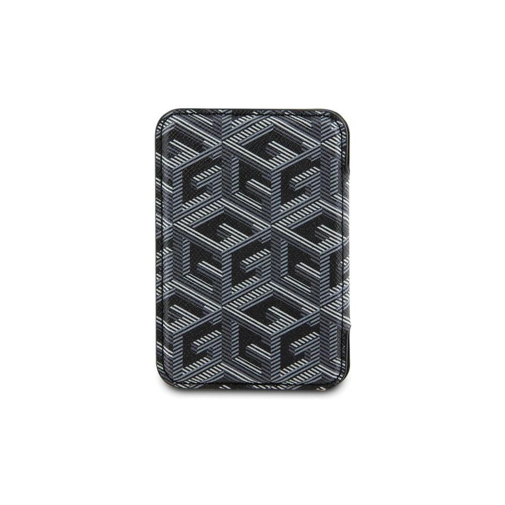 Kieszeń na karty Guess Wallet Card Slot GUWMSHGCFSEK MagSafe GCube stripe czarny/black
