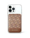 Kieszeń na karty Guess Wallet Card Slot GUWMSHGCFSEW MagSafe GCube stripe brązowy/brown