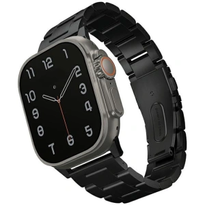 Kup UNIQ Osta Apple Watch 4/5/6/7/SE/8/9/Ultra 44/45/49mm Edelstahl schwarz/mittleres Schwarz - UNIQ931 - {ean13} - Sklep Home Screen
