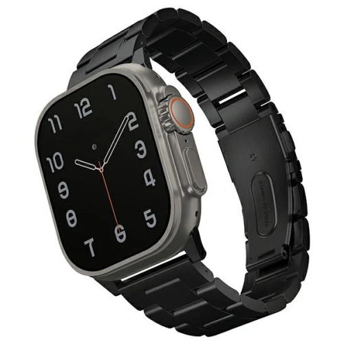 Kup UNIQ Osta Apple Watch 4/5/6/7/SE/8/9/Ultra 44/45/49mm Edelstahl schwarz/mittleres Schwarz - UNIQ931 - {ean13} - Sklep Home Screen